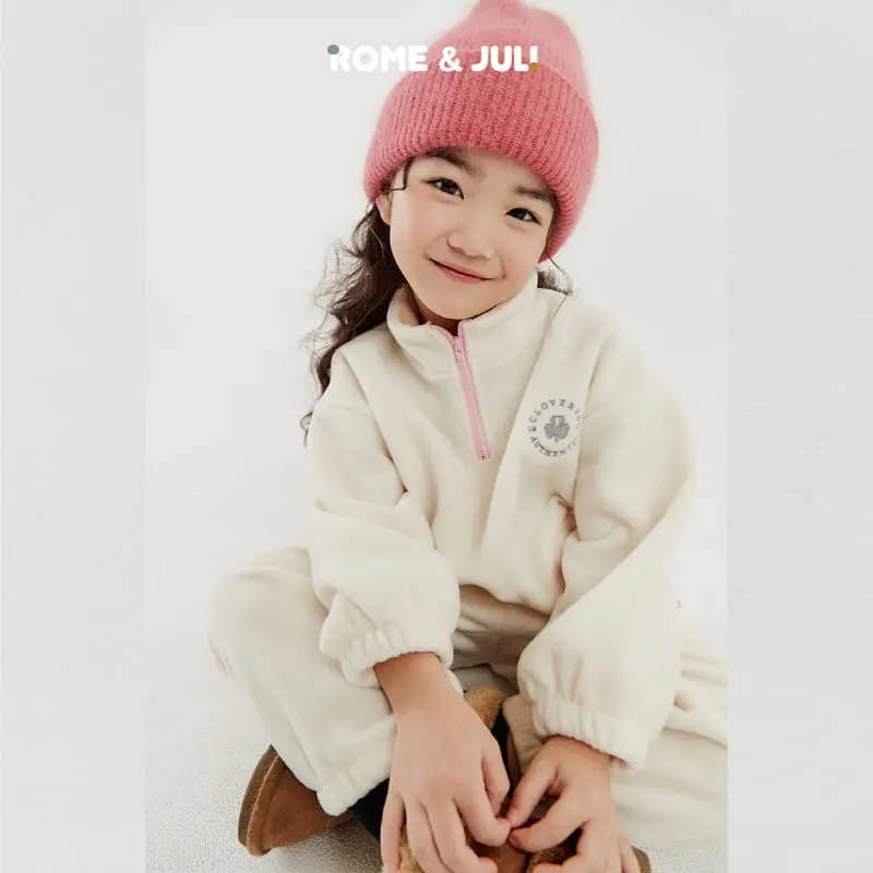 Rome Juli - Korean Children Fashion - #fashionkids - Fluffy Top Bottom Set - 9