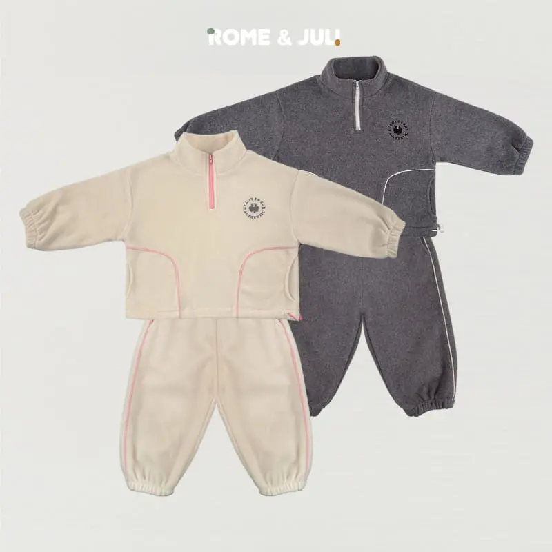 Rome Juli - Korean Children Fashion - #magicofchildhood - Fluffy Top Bottom Set