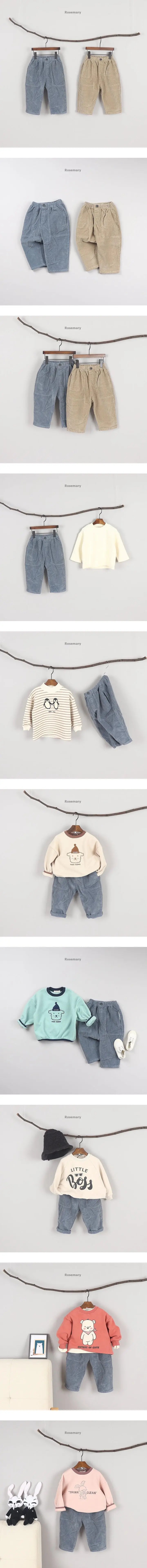 Rosemary - Korean Children Fashion - #kidzfashiontrend - Span Rib Le Pants