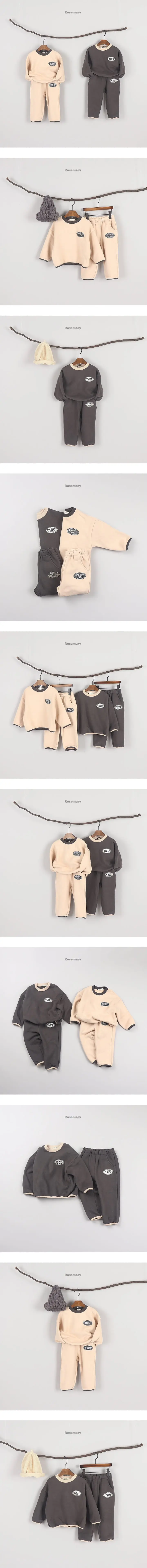 Rosemary - Korean Children Fashion - #minifashionista - Rich Top Bottom Set