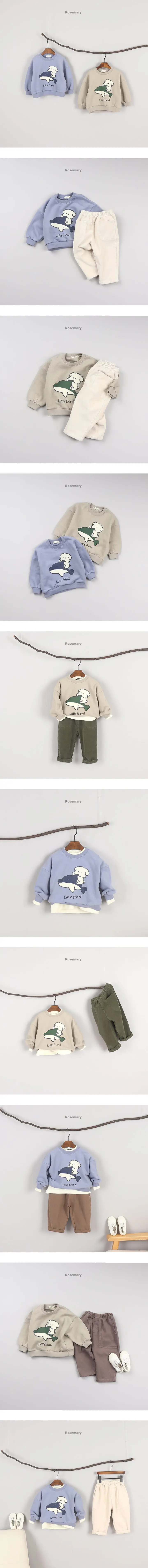 Rosemary - Korean Children Fashion - #todddlerfashion - Puppy And Dolphin Tee