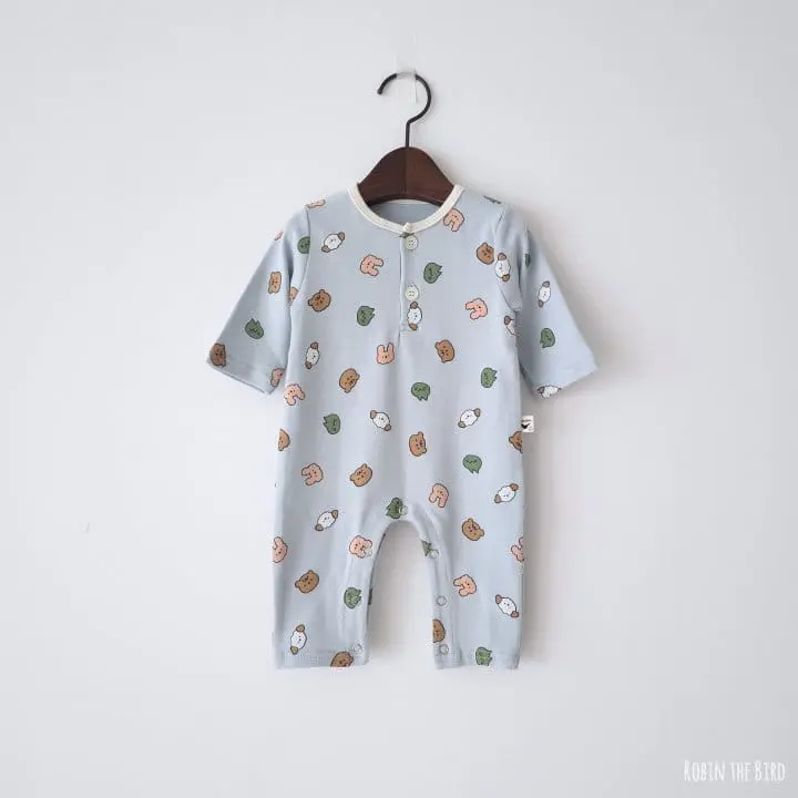 Saerobin - Korean Baby Fashion - #babyboutiqueclothing - Animal Jumpsuit - 3