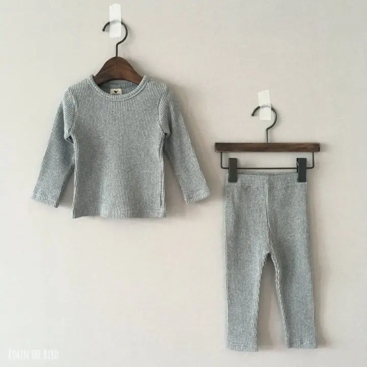 Saerobin - Korean Children Fashion - #childofig - Rib Easywear - 2