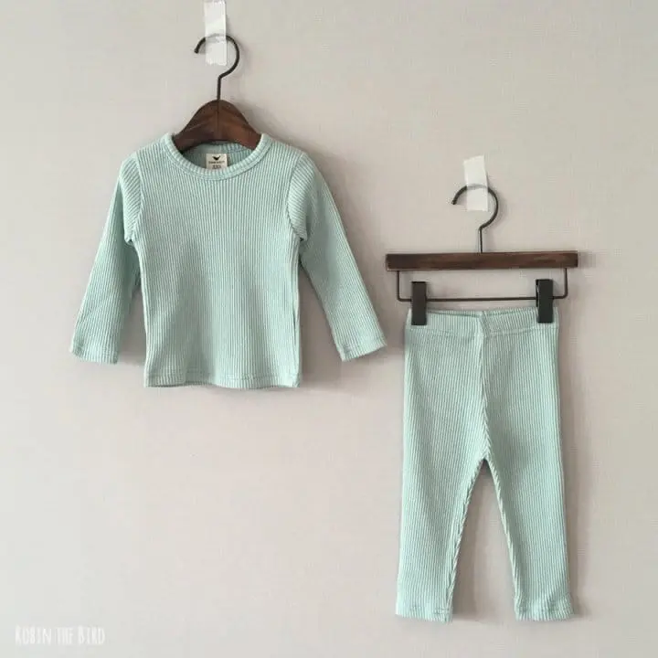 Saerobin - Korean Children Fashion - #childrensboutique - Rib Easywear - 3