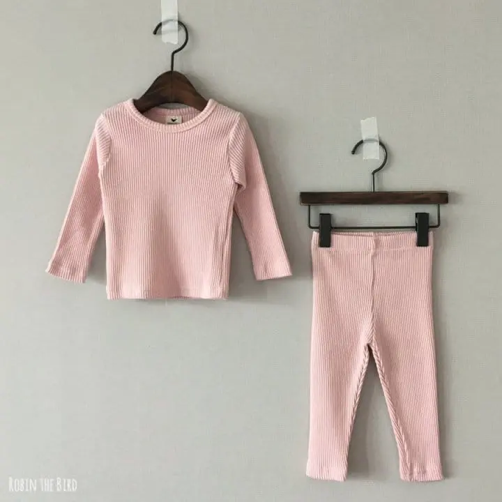 Saerobin - Korean Children Fashion - #childrensboutique - Rib Easywear - 4