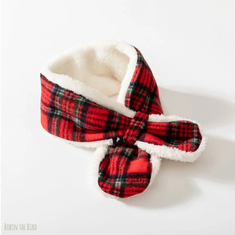 Saerobin - Korean Children Fashion - #discoveringself - Fleece Fluffy Muffler - 2