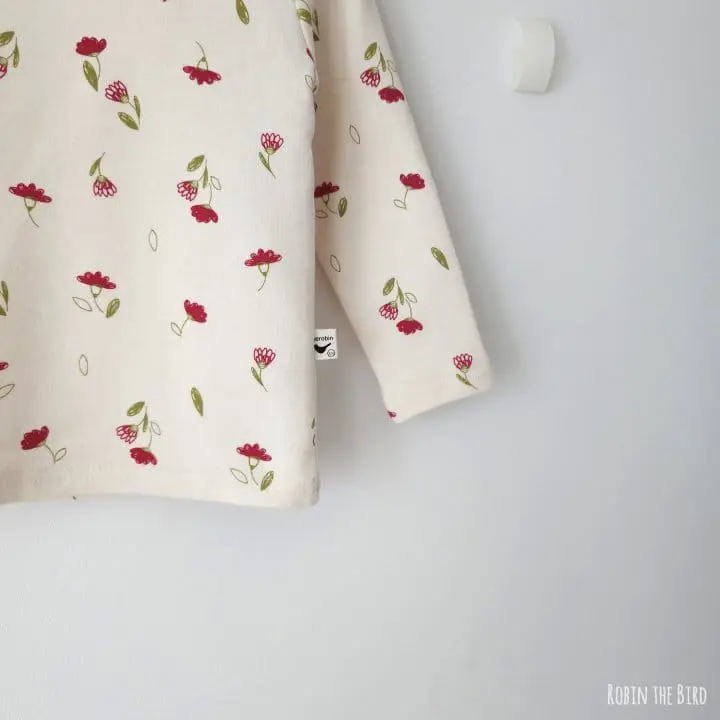 Saerobin - Korean Children Fashion - #discoveringself - Flower Fleece Easywear - 4