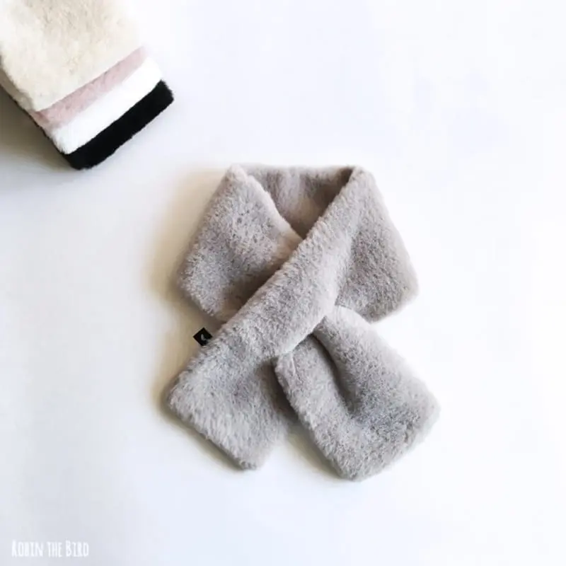 Saerobin - Korean Children Fashion - #kidsshorts - F Fluffy Muffer - 3