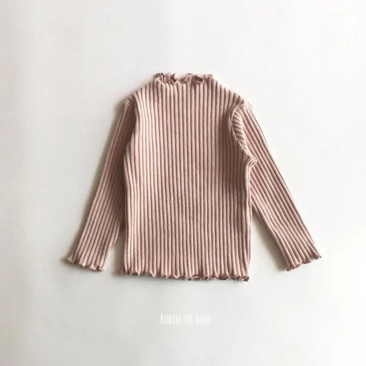 Saerobin - Korean Children Fashion - #kidzfashiontrend - Fleece Terry Tee - 2