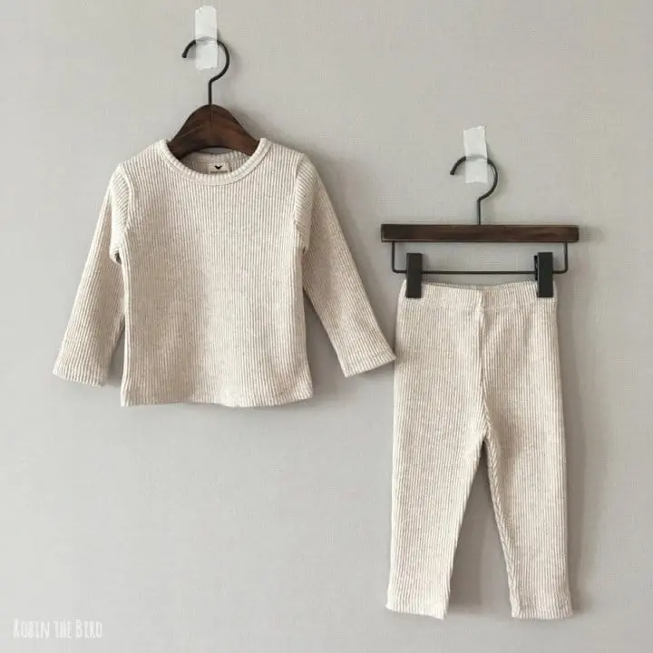 Saerobin - Korean Children Fashion - #stylishchildhood - Rib Easywear