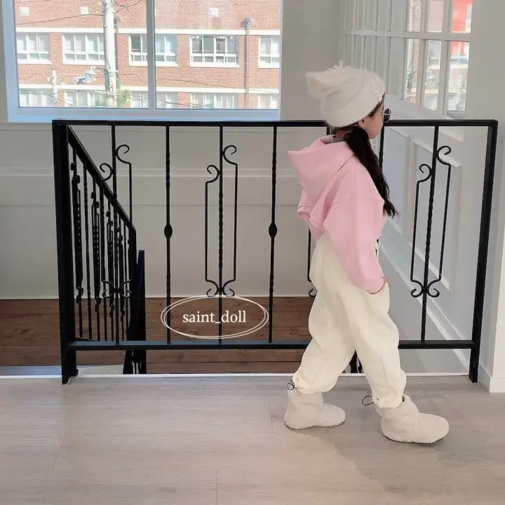 Saint Doll - Korean Children Fashion - #Kfashion4kids - Hoody Crop Sweatshirt with mom - 6