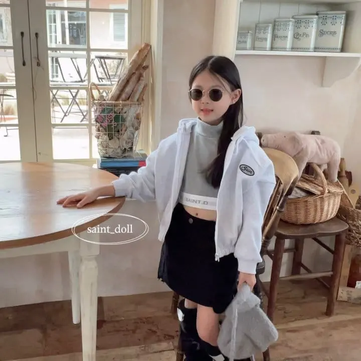 Saint Doll - Korean Children Fashion - #Kfashion4kids - Banding Hoody Zip-up with mom - 3