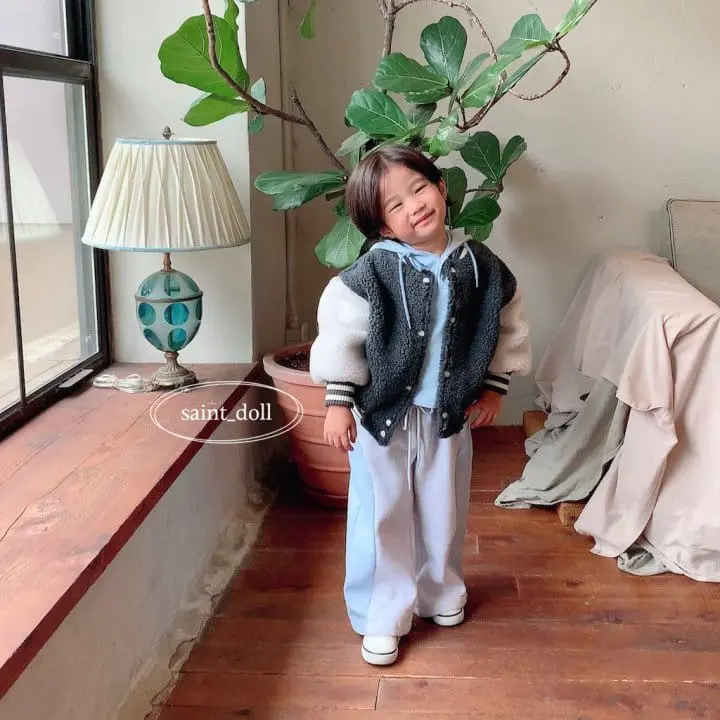 Saint Doll - Korean Children Fashion - #childofig - Bbosong Baseball Jumpert with mom - 11