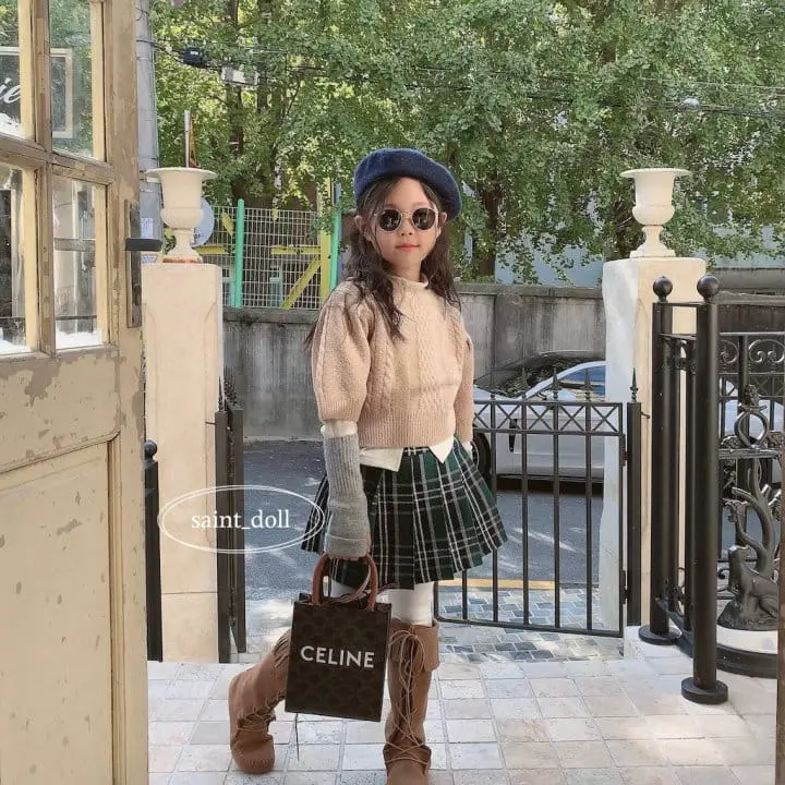 Saint Doll - Korean Children Fashion - #childofig - Foming Knit Tee - 10