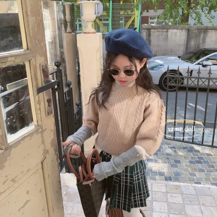 Saint Doll - Korean Children Fashion - #childofig - Foming Knit Tee - 11