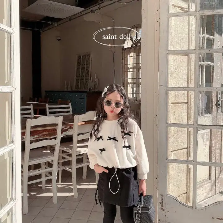 Saint Doll - Korean Children Fashion - #childofig - Ribbon Sweatshirt - 6