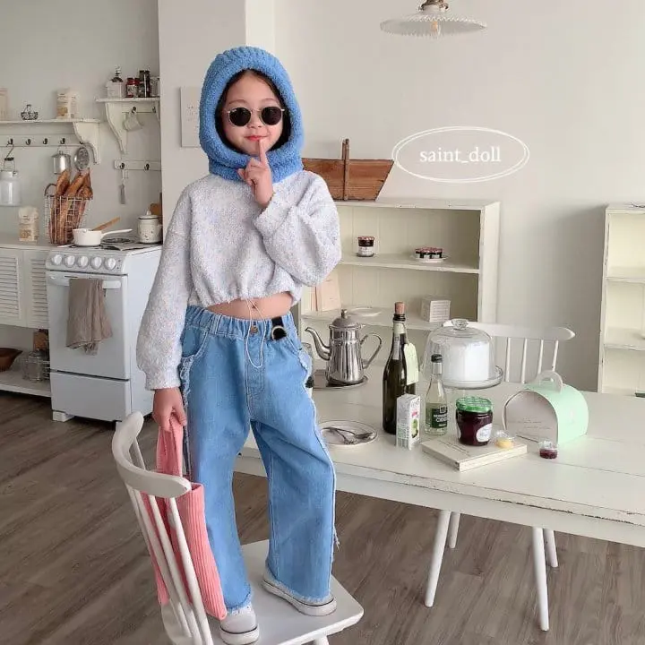 Saint Doll - Korean Children Fashion - #childofig - Yomi String Sweatshirt - 5