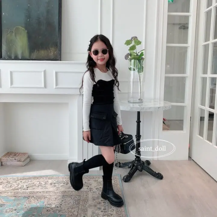 Saint Doll - Korean Children Fashion - #childofig - Color Slit Tee - 5