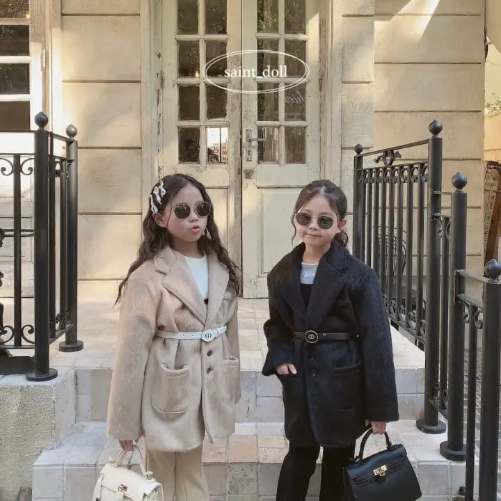 Saint Doll - Korean Children Fashion - #childofig - Mo Hair Jacket with mom - 2