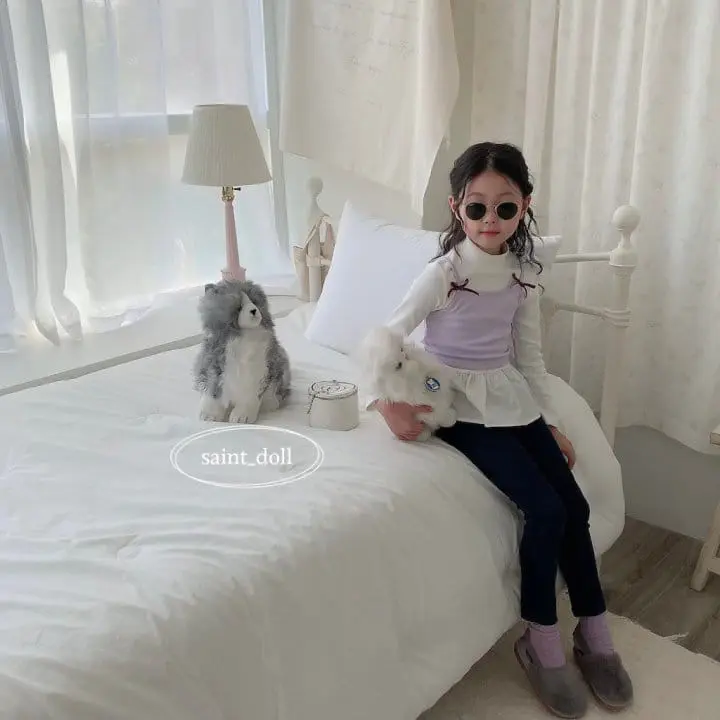 Saint Doll - Korean Children Fashion - #prettylittlegirls - Petit Ribbon Sleeveless - 4