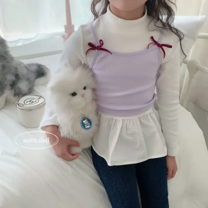 Saint Doll - Korean Children Fashion - #childofig - Petit Ribbon Sleeveless - 5