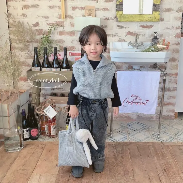 Saint Doll - Korean Children Fashion - #childofig - String Jeans with mom - 2
