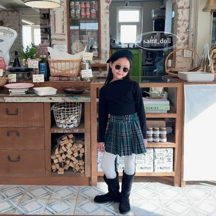 Saint Doll - Korean Children Fashion - #childrensboutique - Hear Buckle Skirt - 10