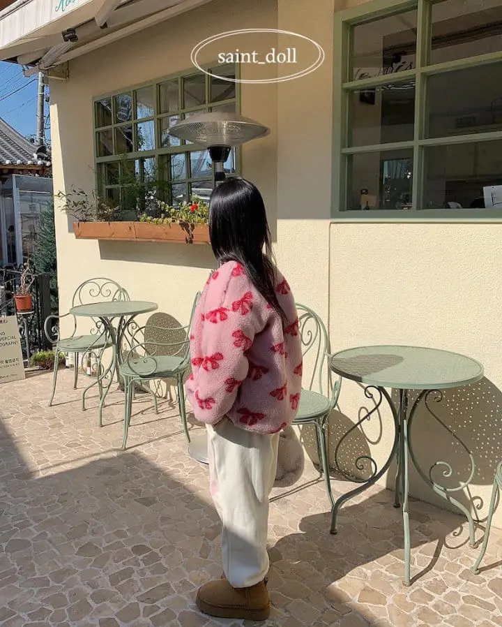 Saint Doll - Korean Children Fashion - #childrensboutique - Ribbon Fleece Coat - 7