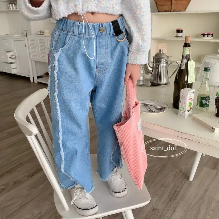 Saint Doll - Korean Children Fashion - #designkidswear - Denim Line Patns