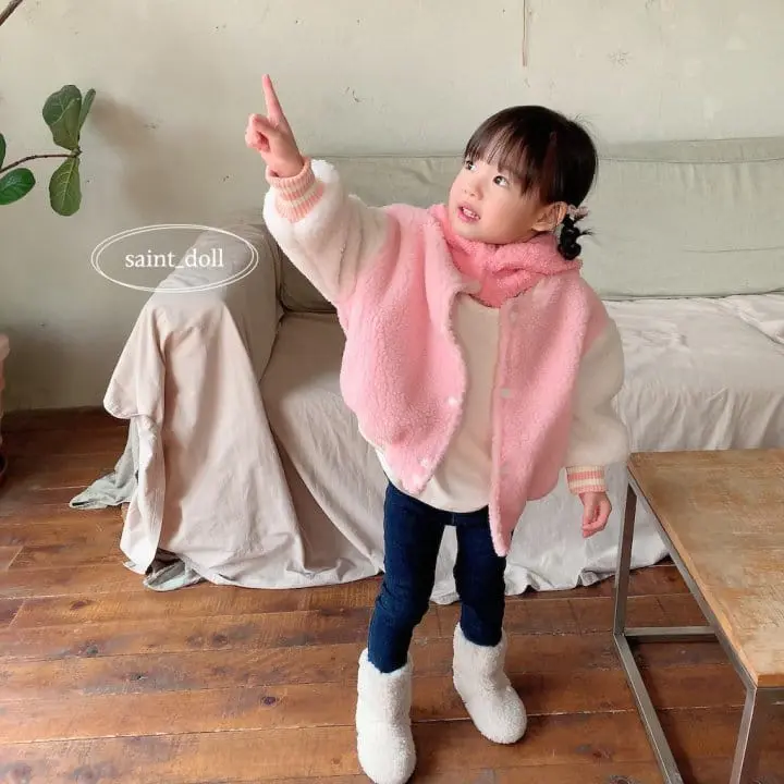 Saint Doll - Korean Children Fashion - #discoveringself - Bbosong Baseball Jumpert with mom