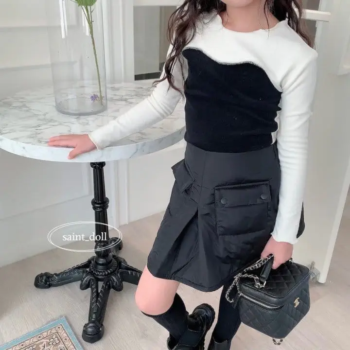 Saint Doll - Korean Children Fashion - #discoveringself - Color Slit Tee - 8