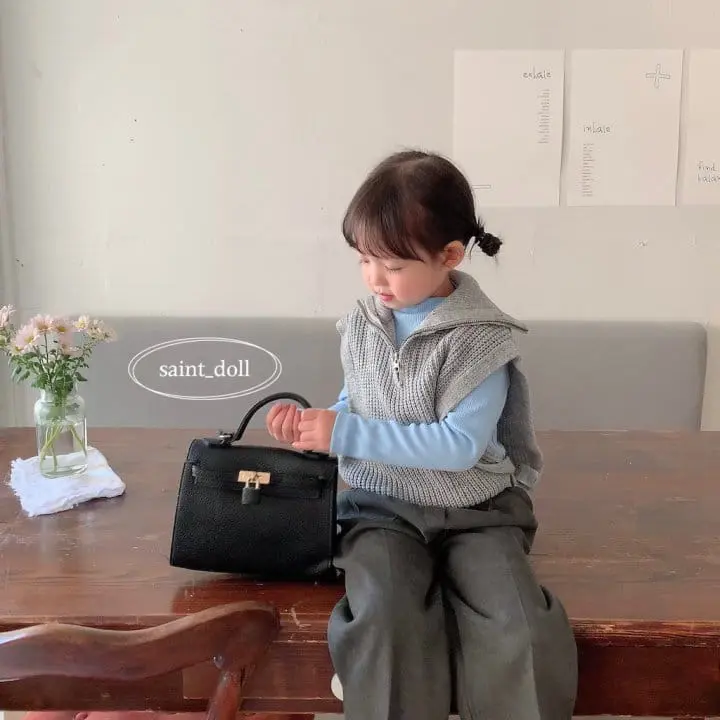 Saint Doll - Korean Children Fashion - #discoveringself - Zip-up Vest - 3