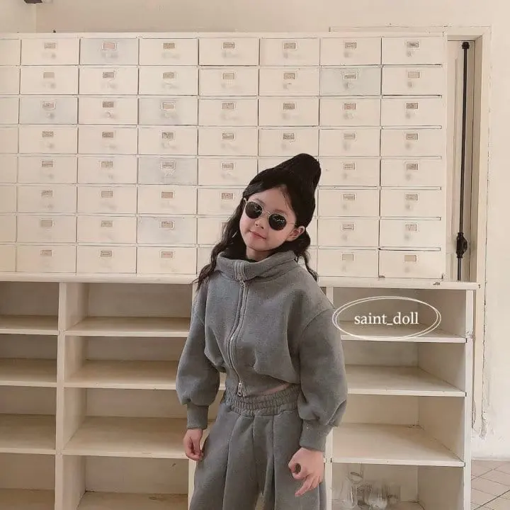Saint Doll - Korean Children Fashion - #discoveringself - Neck Collar Zip-up with mom - 6