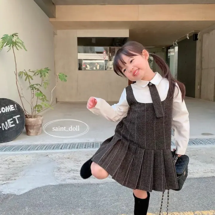 Saint Doll - Korean Children Fashion - #discoveringself - Tie One-piece