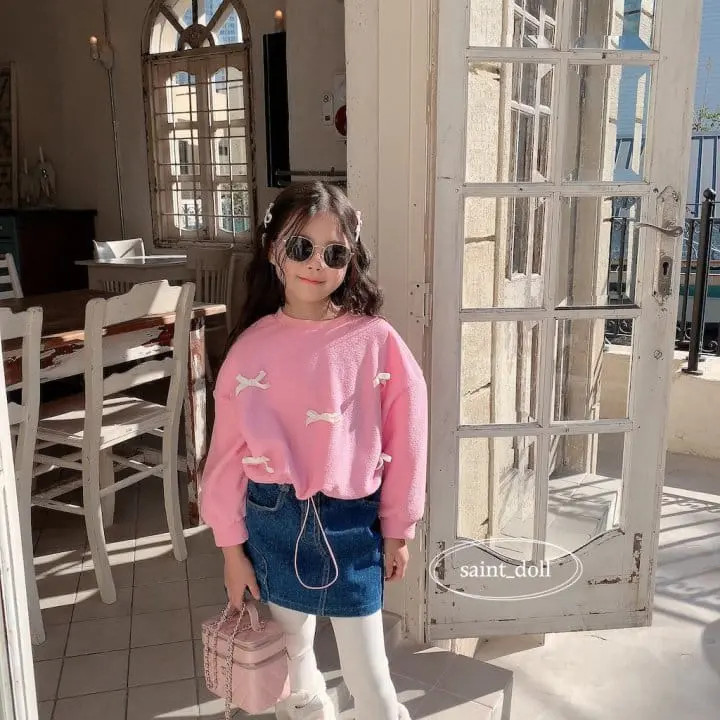 Saint Doll - Korean Children Fashion - #fashionkids - Ribbon Sweatshirt - 11