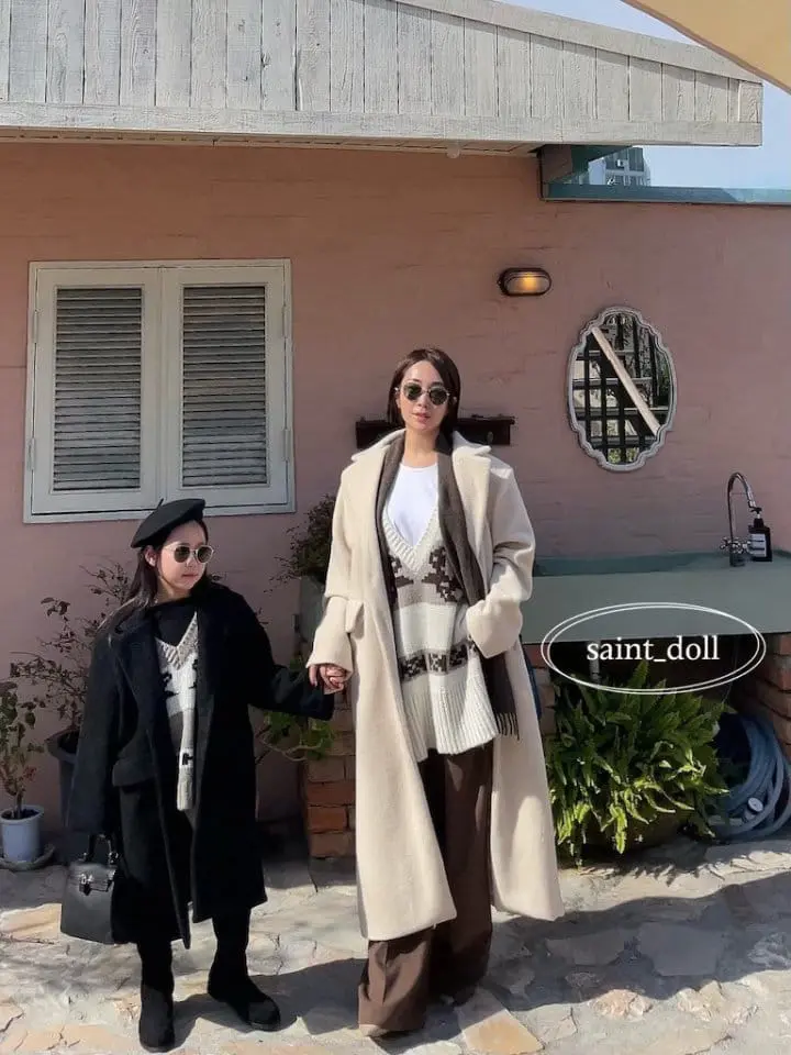 Saint Doll - Korean Children Fashion - #discoveringself - London Maxy Coat with mom - 4