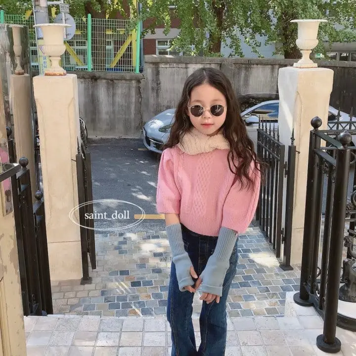 Saint Doll - Korean Children Fashion - #kidsstore - Foming Knit Tee - 3