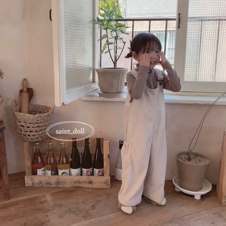 Saint Doll - Korean Children Fashion - #kidsstore - Mimi Dungarees Pants - 8