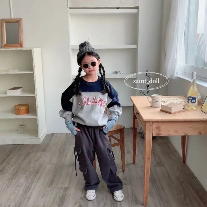 Saint Doll - Korean Children Fashion - #kidsstore - Color Milano Sweatshirt with mom - 5