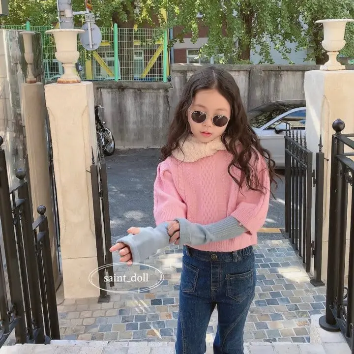 Saint Doll - Korean Children Fashion - #kidsstore - Foming Knit Tee - 4