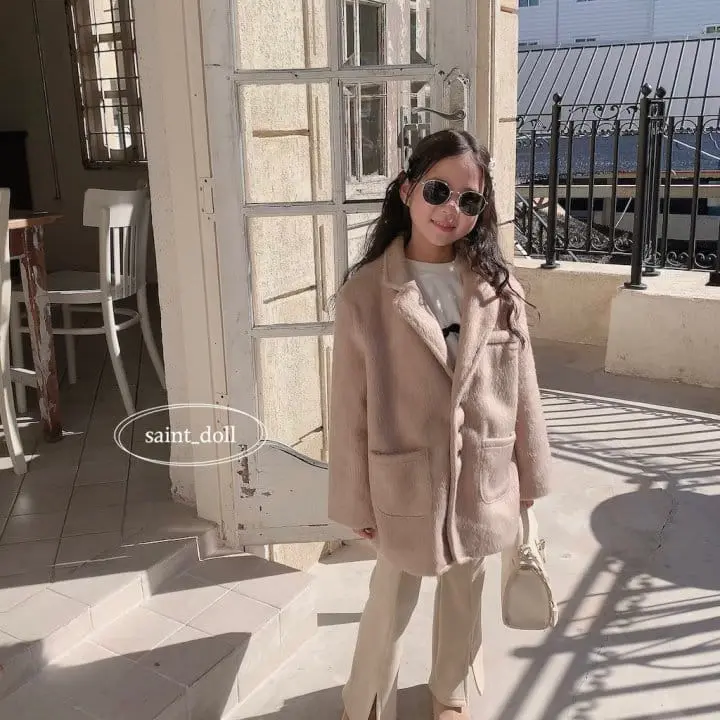 Saint Doll - Korean Children Fashion - #kidzfashiontrend - Mo Hair Jacket with mom - 10