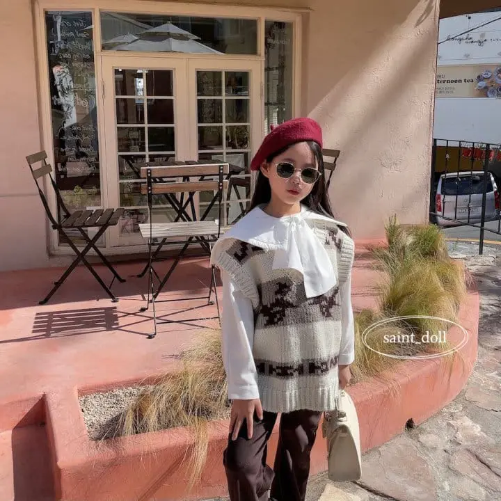 Saint Doll - Korean Children Fashion - #kidzfashiontrend - Vinage Vest with mom - 10