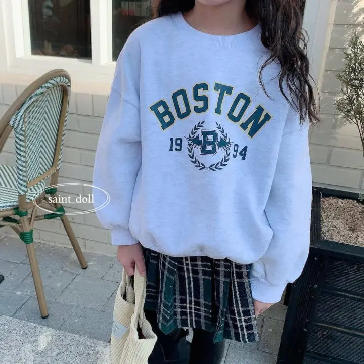 Saint Doll - Korean Children Fashion - #littlefashionista - Boston Swaetshirt - 12