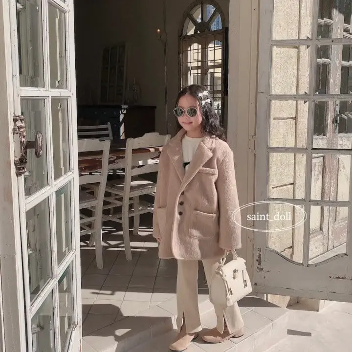 Saint Doll - Korean Children Fashion - #littlefashionista - Mo Hair Jacket with mom - 12