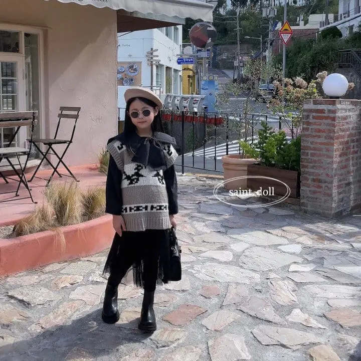 Saint Doll - Korean Children Fashion - #littlefashionista - Vinage Vest with mom - 12