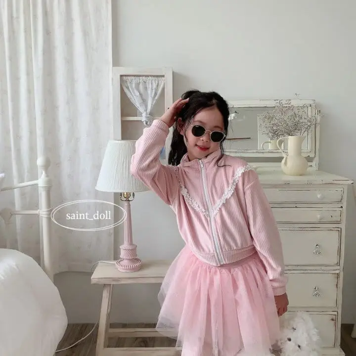 Saint Doll - Korean Children Fashion - #magicofchildhood - Lace Zip-up - 6