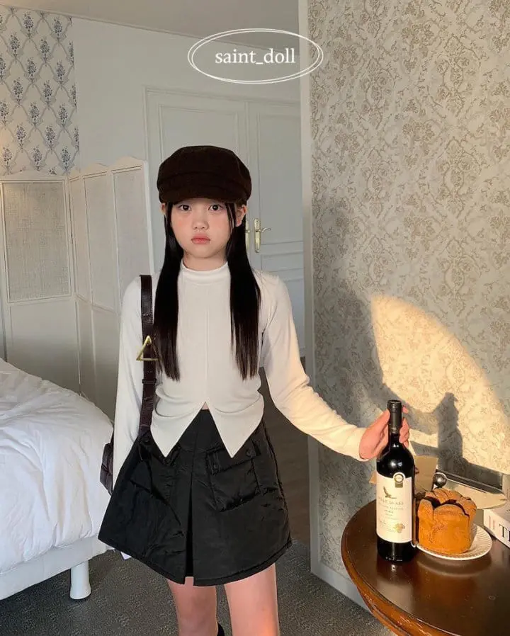 Saint Doll - Korean Children Fashion - #magicofchildhood - Slit Turtleneck Tee - 2
