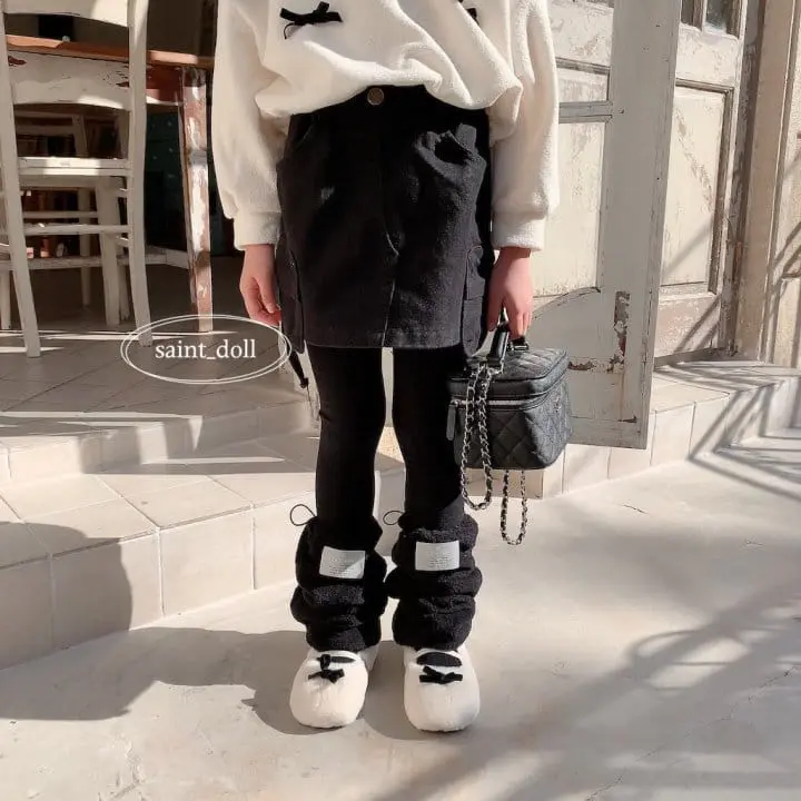Saint Doll - Korean Children Fashion - #magicofchildhood - Denim Cargo Skirt - 5
