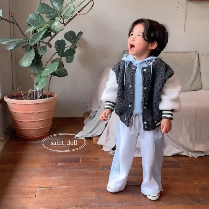 Saint Doll - Korean Children Fashion - #minifashionista - Bbosong Baseball Jumpert with mom - 9