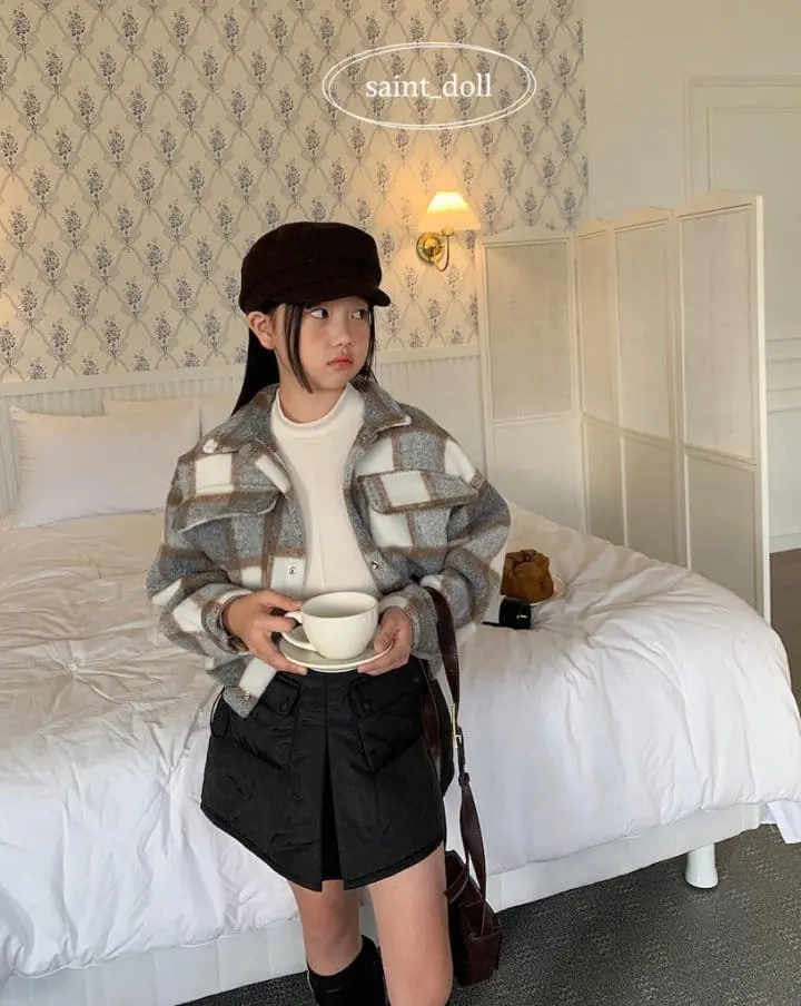 Saint Doll - Korean Children Fashion - #minifashionista - Slit Turtleneck Tee - 3
